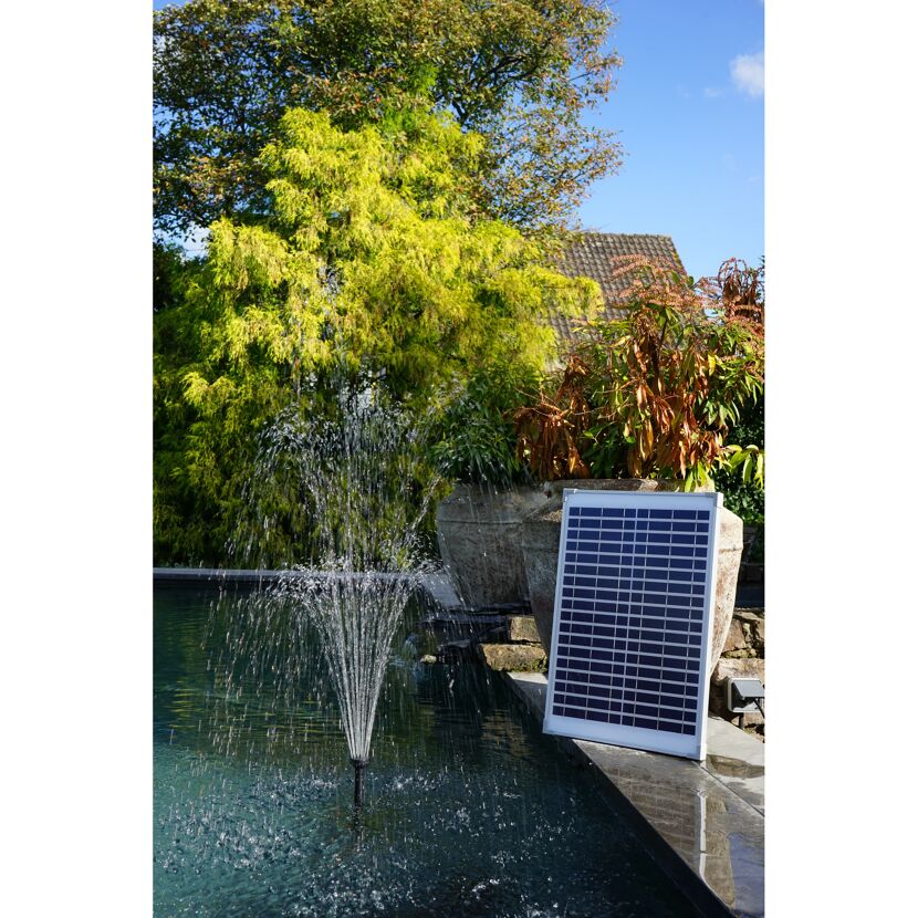 Solar Springbrunnen mit Solarmodul