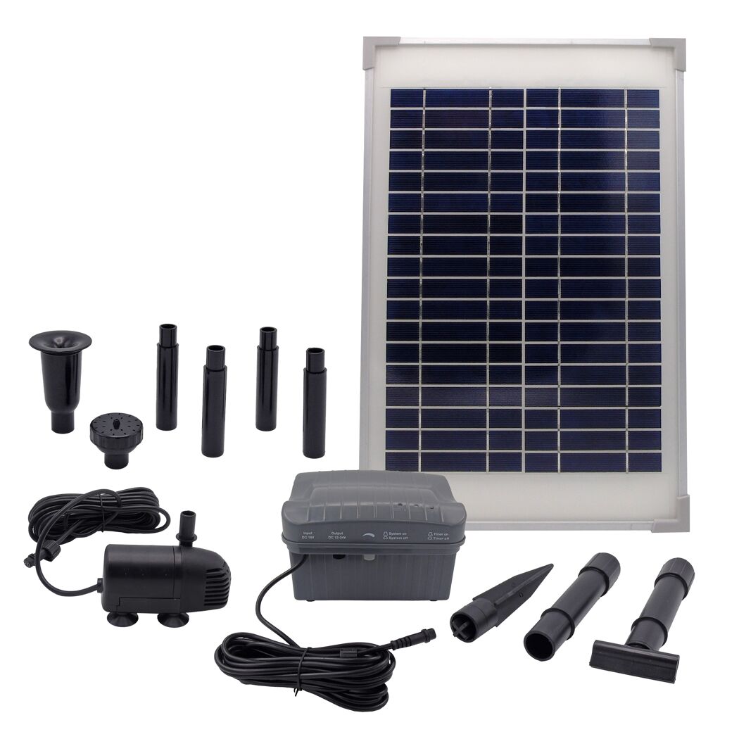 Solar Teichpumpe SolarMax 600 Set mit Zubehör