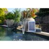 Solar Springbrunnenpumpe mit Solarmodul im Teich