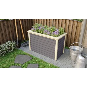 Hochbeet terragrau Fichte 133 x 69 x 82 cm, 460 l