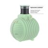 Grüner Erdtank Columbus 4.500 L mit optionalem Domschacht