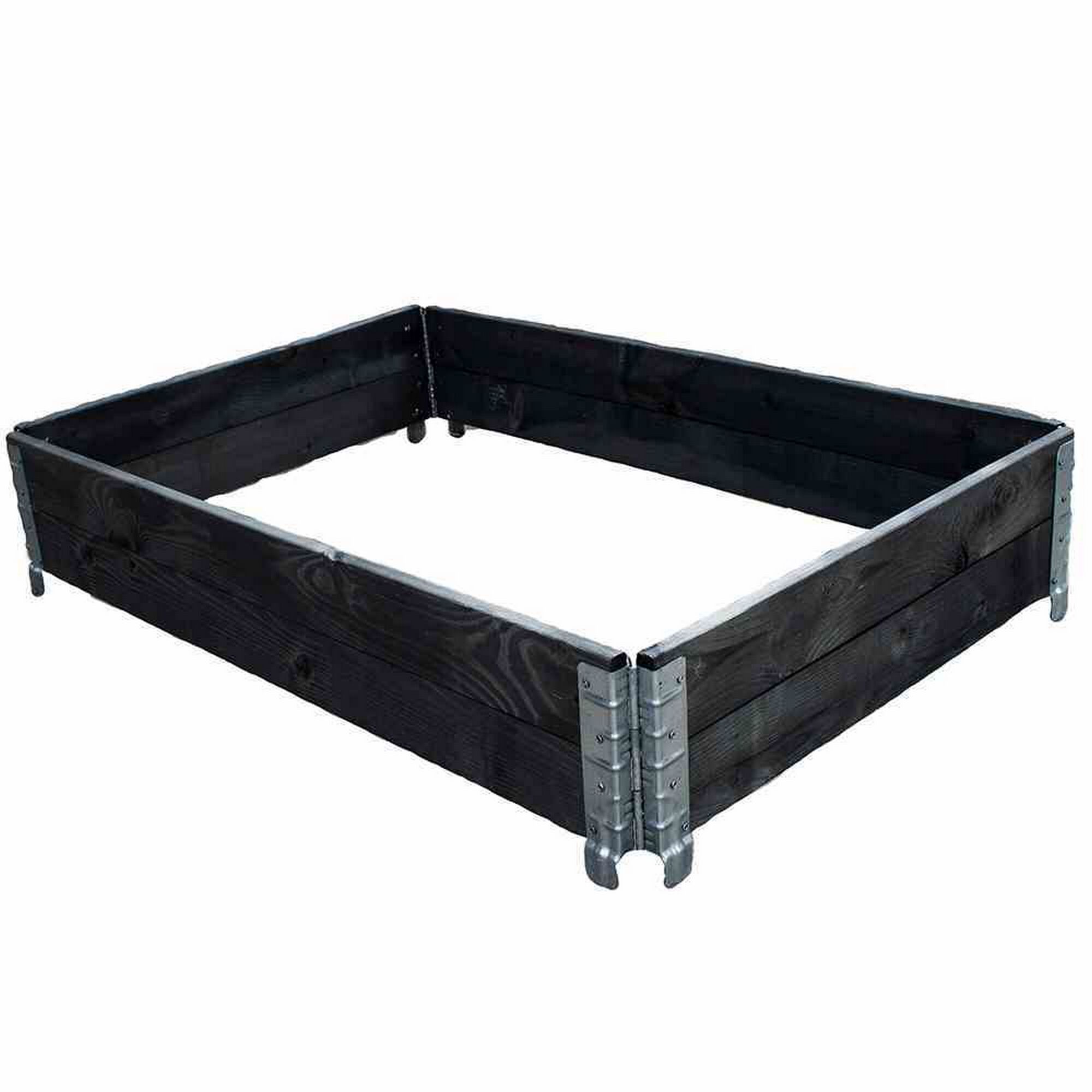 Schwarzes Hochbeet