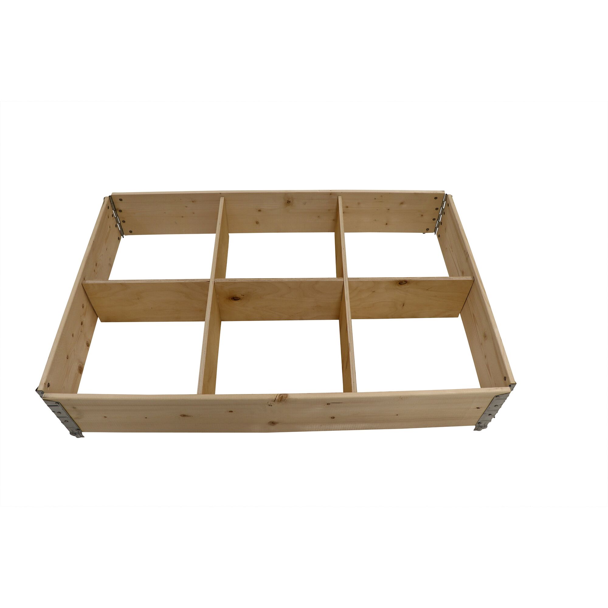 Holz-Hochbeet, stapelbar