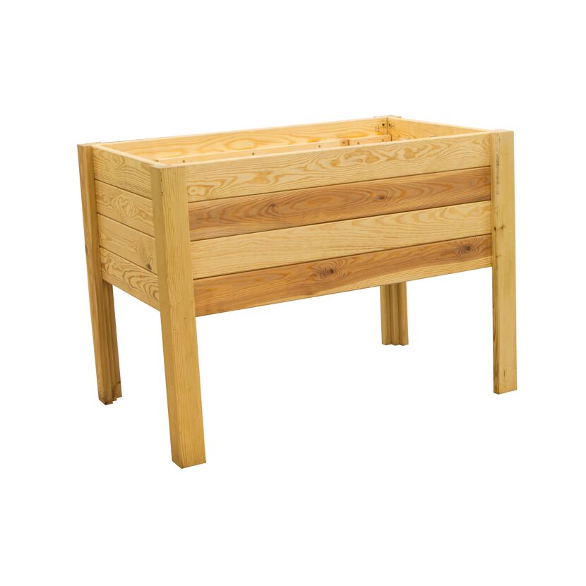 Hochbeet aus Holz.