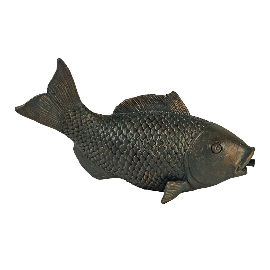 Dekorativer Wasserspeier Fisch XL