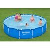 Familie im Bestway Steel Pro Frame Pool
