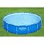 Bestway Steel Pro Frame Pool auf Rasen.
