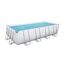 Aufstellpool mit Wasser gefüllt
