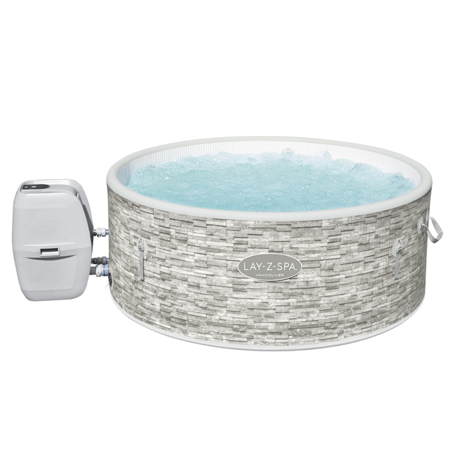 Bild von WLAN-Whirlpool 'LAY-Z-SPA Vancouver AirJet Plus' 155 x 60 cm grau