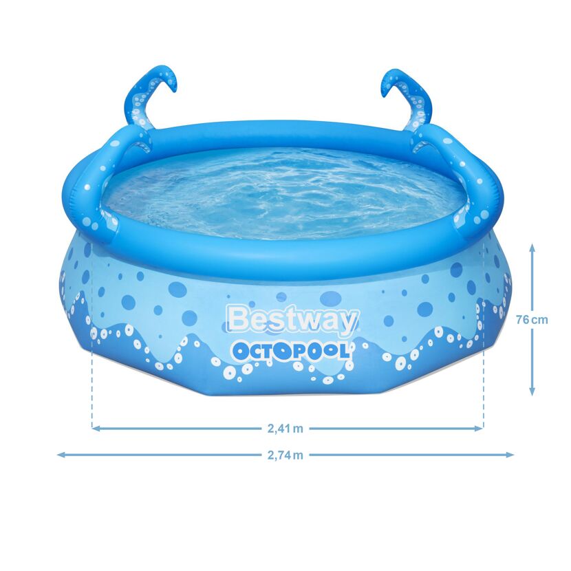 Bestway Octopool mit Maßen