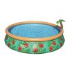 Bestway Fast Set Aufstellpool mit Palmenmotiv