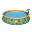 Bestway Fast Set Aufstellpool mit Palmenmotiv