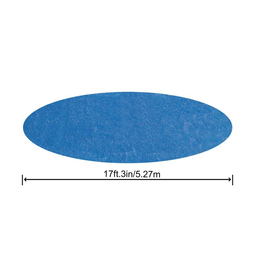 Blaue Solar-Poolabdeckung, 5,27 m Durchmesser