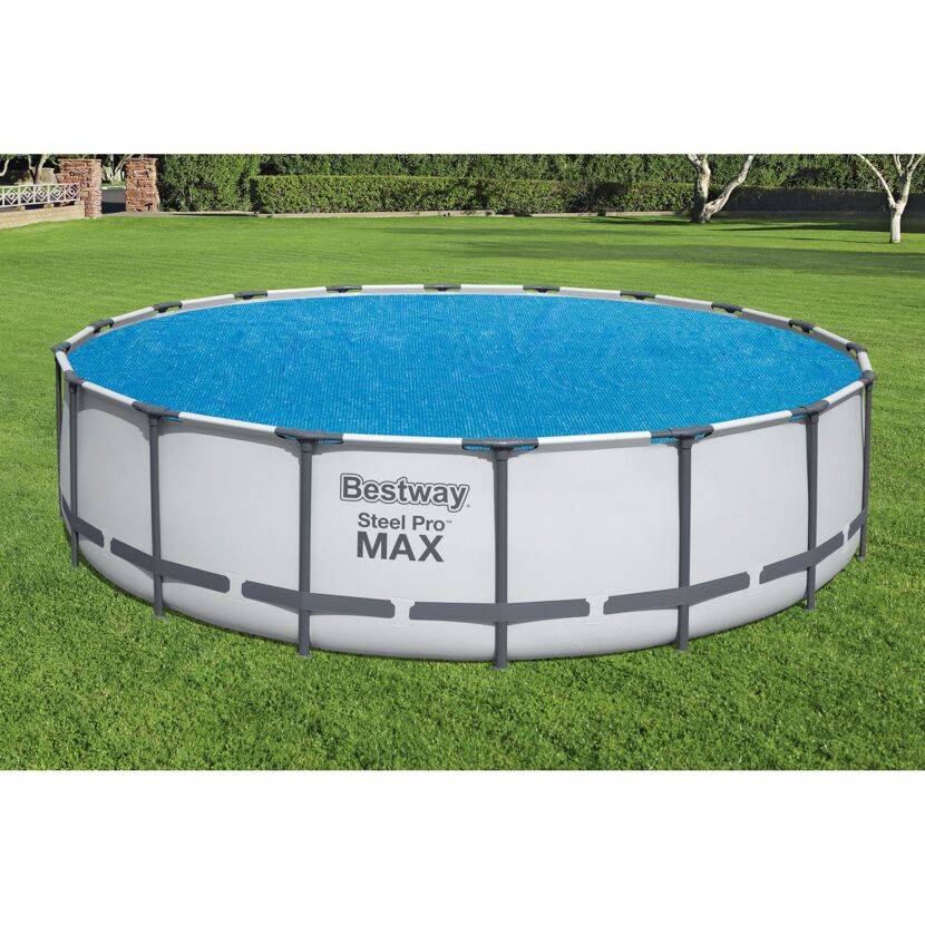 Bestway Steel Pro Max Pool mit Solarabdeckplane