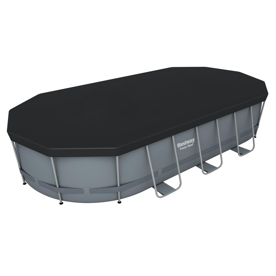 Abgedeckter Frame Pool Power Steel