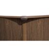 Brauner Stahlwandpool mit Holzmaserung