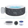 Aufblasbarer Whirlpool Lay-Z-Spa Boracay mit Zubehör