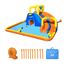 Aufblasbarer Wasserpark mit Rutsche und Basketballkorb