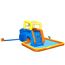 Aufblasbare Wasserrutsche mit Planschbecken