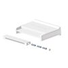 Einzelteile eines LED-Wasserfalls