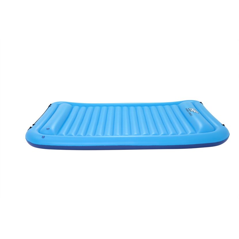 Blaue aufblasbare Schwimm-Plattform