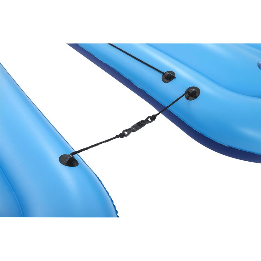 Detailansicht der Befestigung der Schwimm Plattform