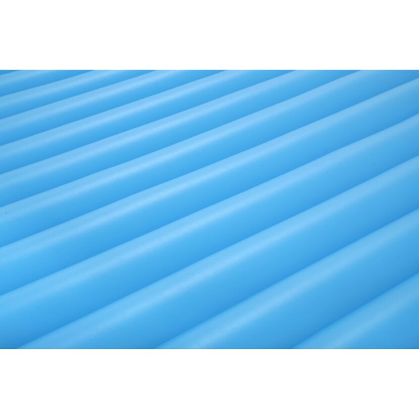Blaue Schwimm-Plattform, Nahaufnahme