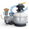 Sandfilteranlage mit Filterpumpe und Vorfilter