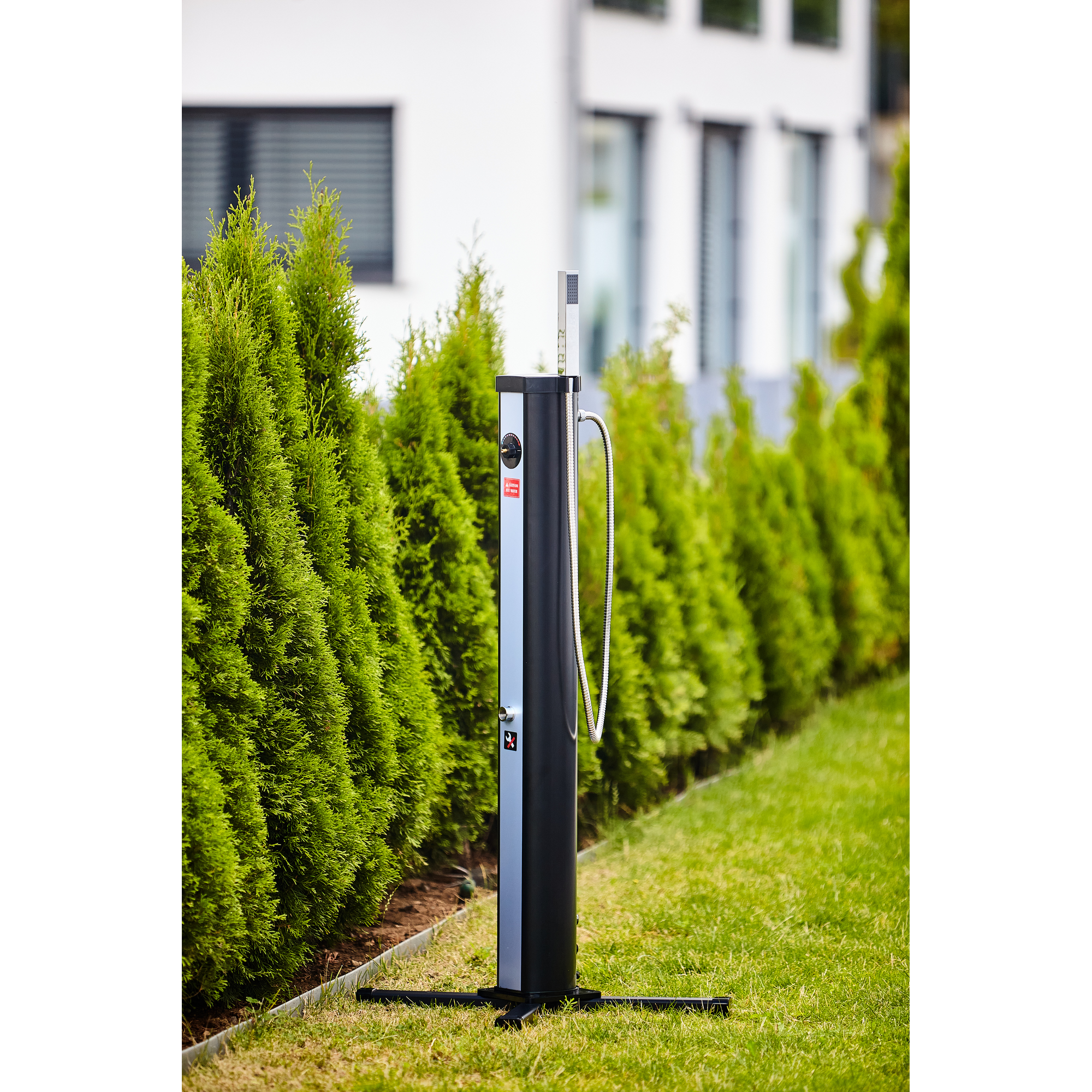Universal Standfuß für Solarduschen schwarz