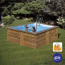Holzpool 'Carra 3' 305 x 305 x 119 cm mit Sicherheitsleiter und Sandfilter