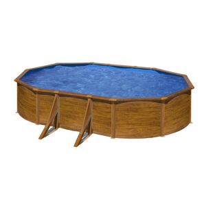 Stahlwandpool 'Sicilia' 500 x 300 x 120 cm mit Sicherheitsleiter und Kartuschenfilter