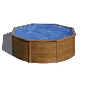 Stahlwandpool 'Sicilia' 300 x 120 cm mit Sicherheitsleiter und Kartuschenfilter