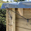 Winterabdeckplane für Holzpool 'Lemon' grau 239 x 58 x 414 cm