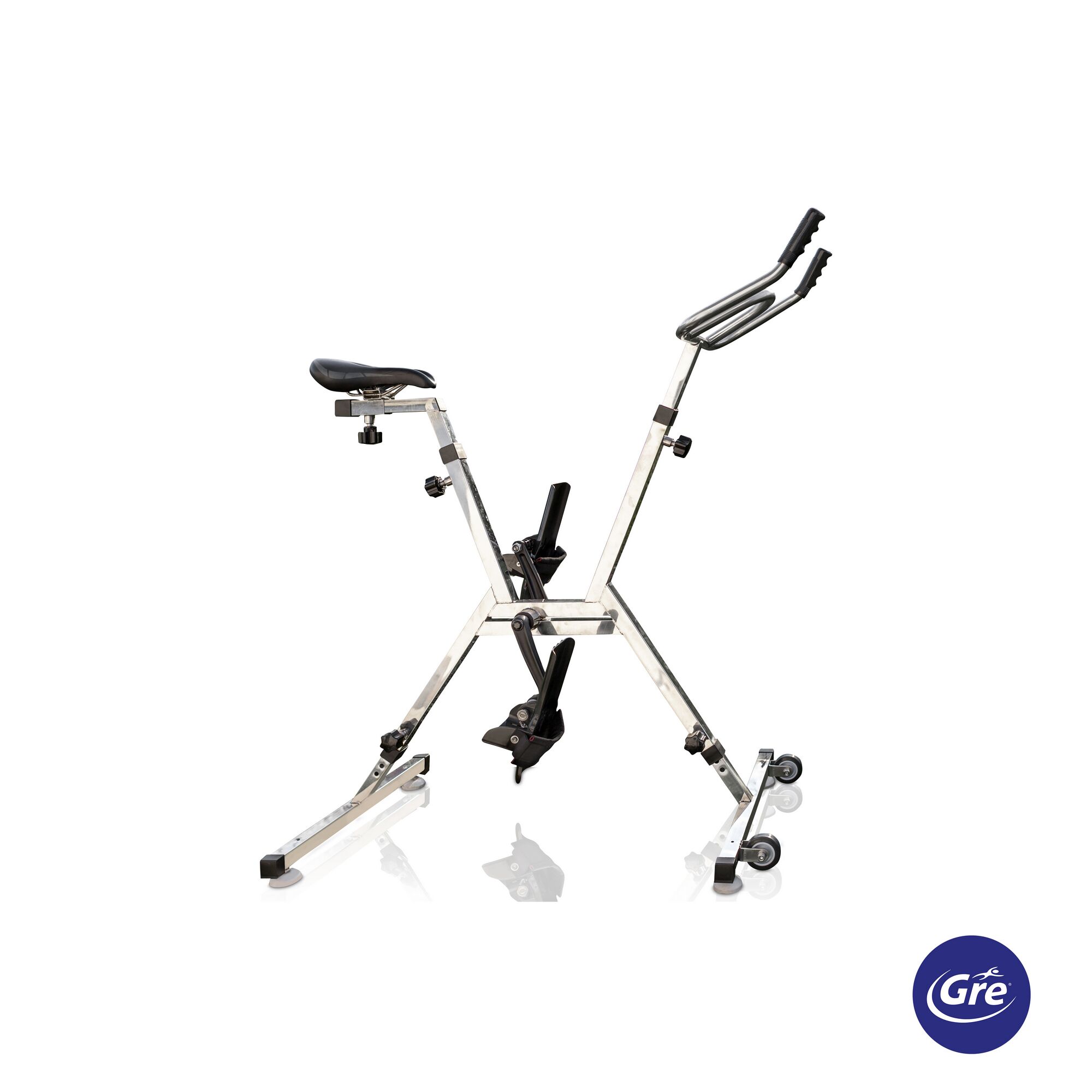 Wasserfahrrad auf weißem Hintergrund