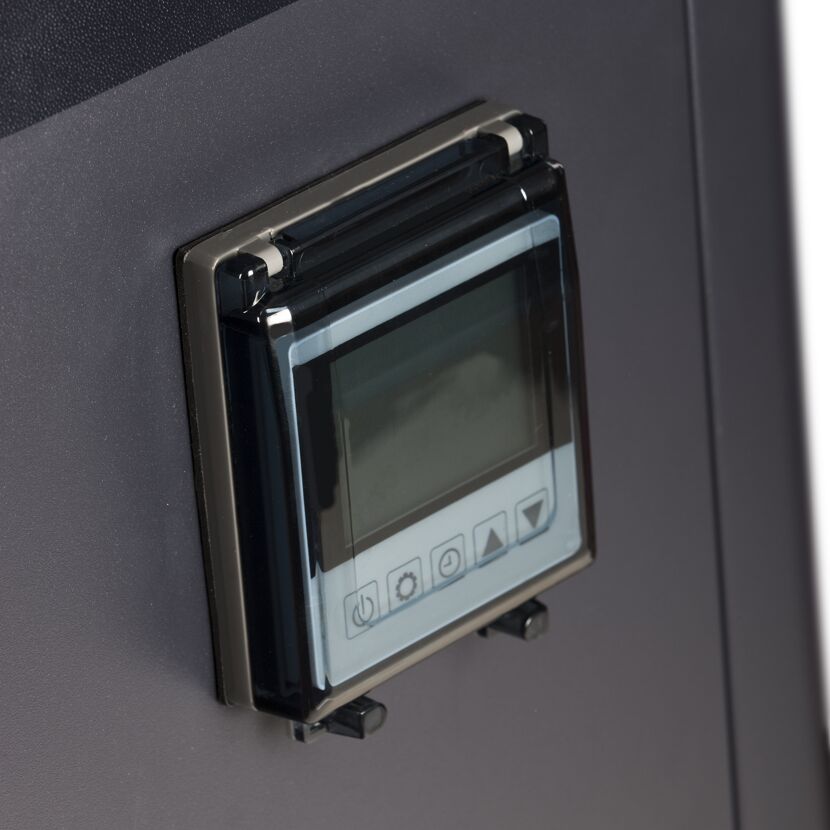 Bedienfeld eines Full-Inverter-Wärmepumpe