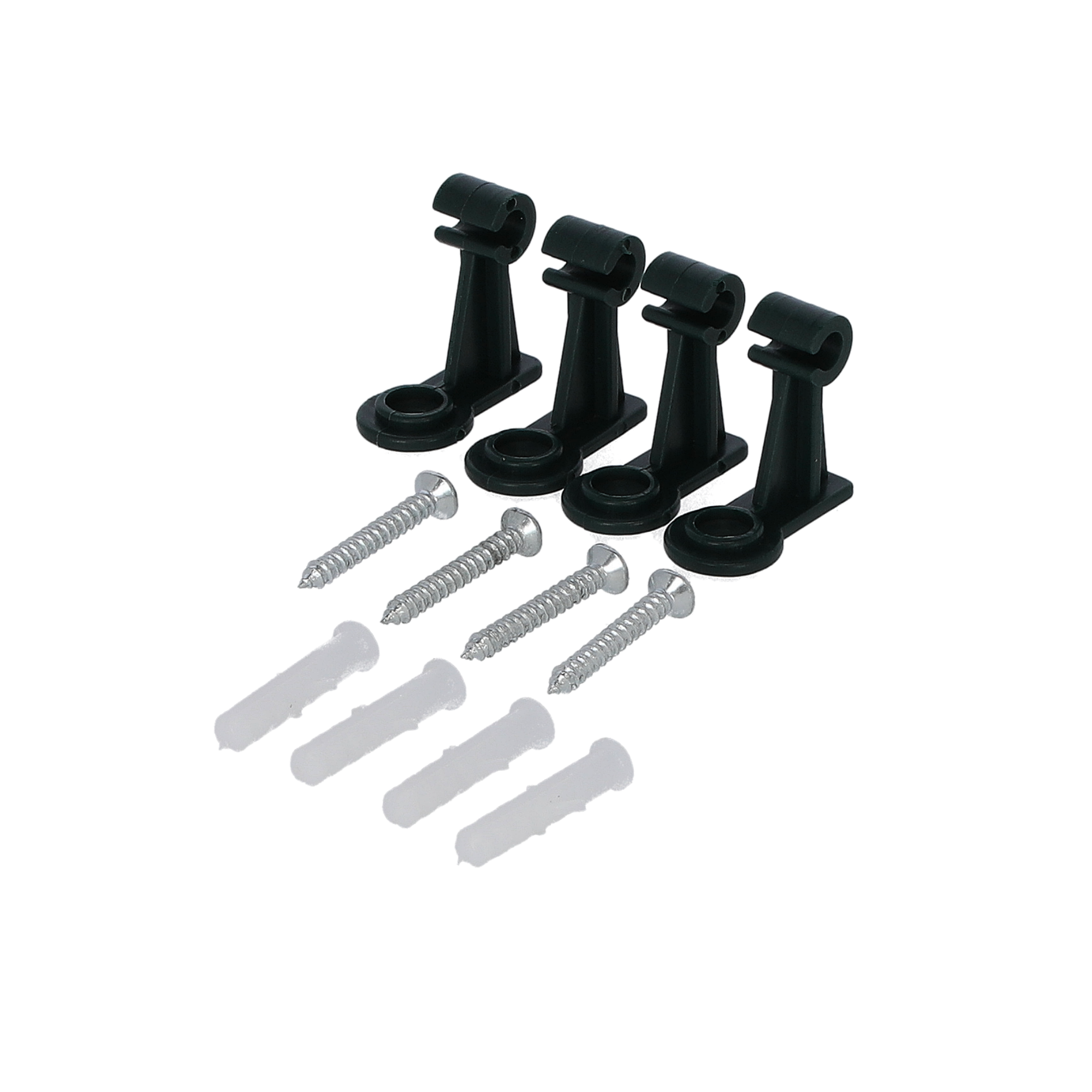 Spalier-Halter-Set grün 4 Stück