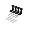 Spalier-Halter-Set grün 4 Stück