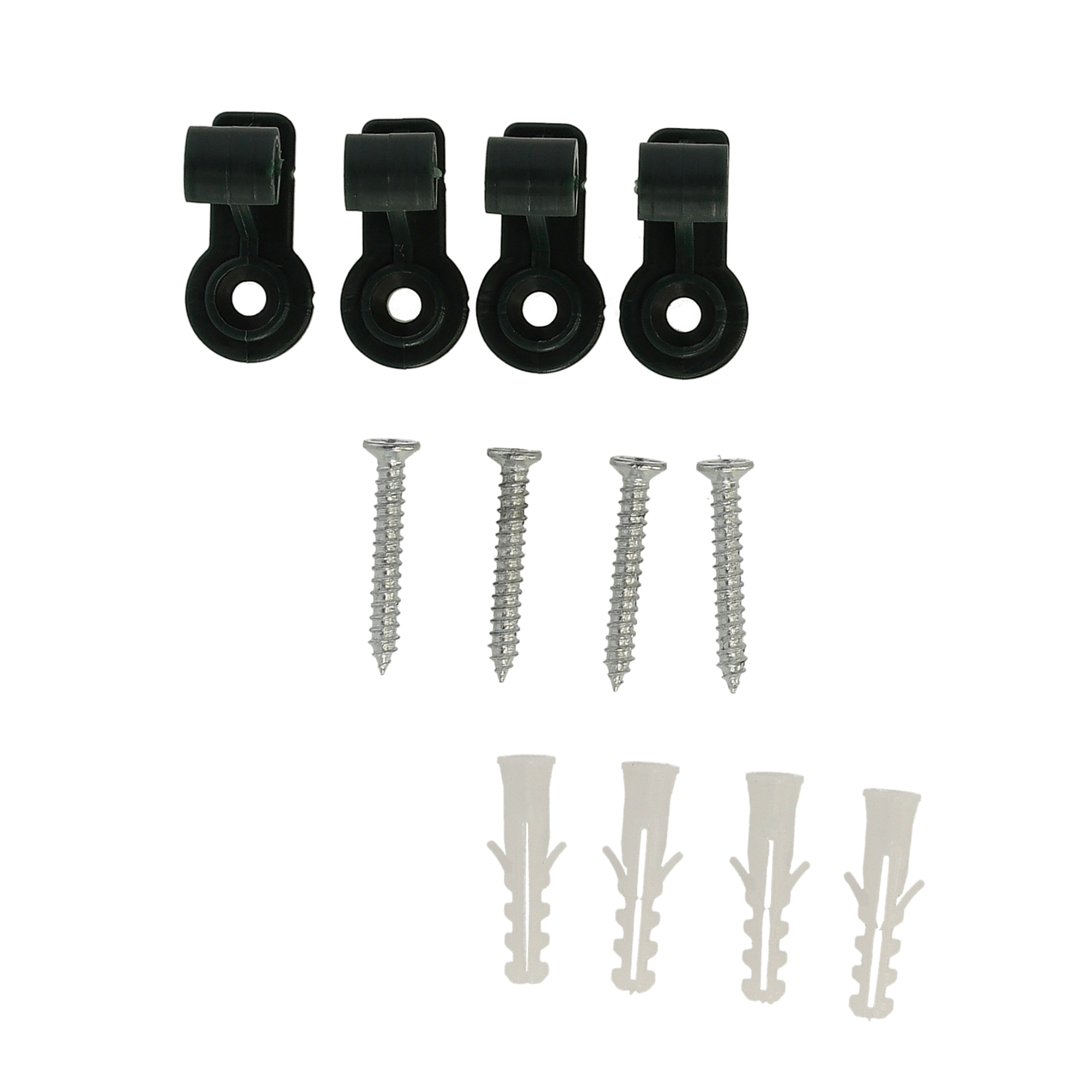 Spalier-Halter-Set grün 4 Stück