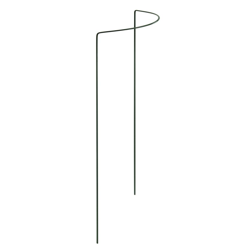 Strauchstütze Stahl beschichtet grün 70 x 40 cm