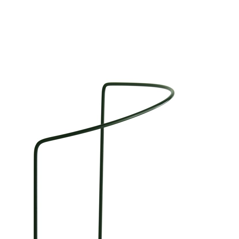 Strauchstütze Stahl beschichtet grün 100 x 40 cm