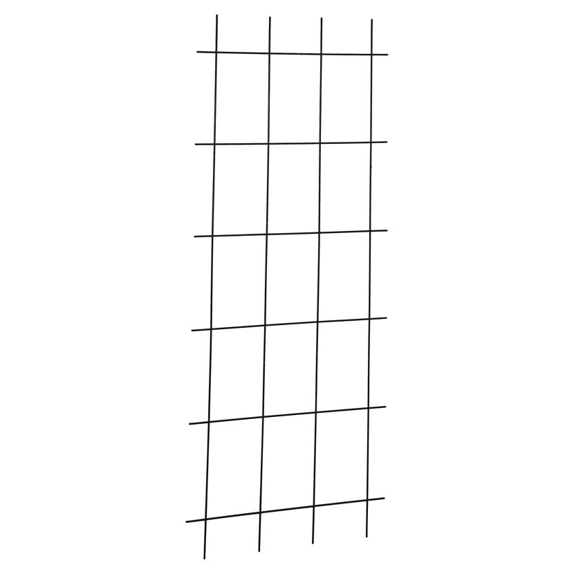 Rankspalier 4-strebig Stahl beschichtet weiß 150 x 60 cm