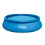 Blauer aufblasbarer Rundpool Summer Waves von Polygroup.