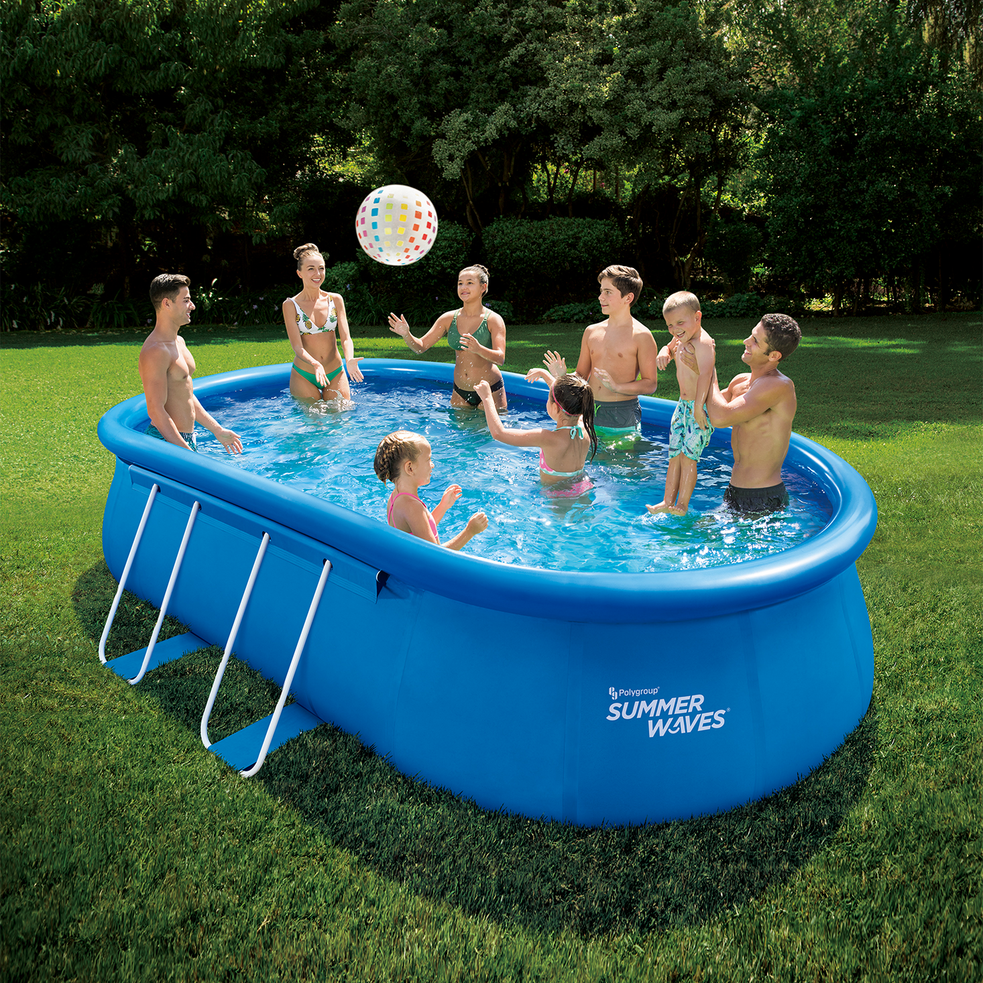 Pool 'Quick' blau 549 x 305 x 107 cm + product picture