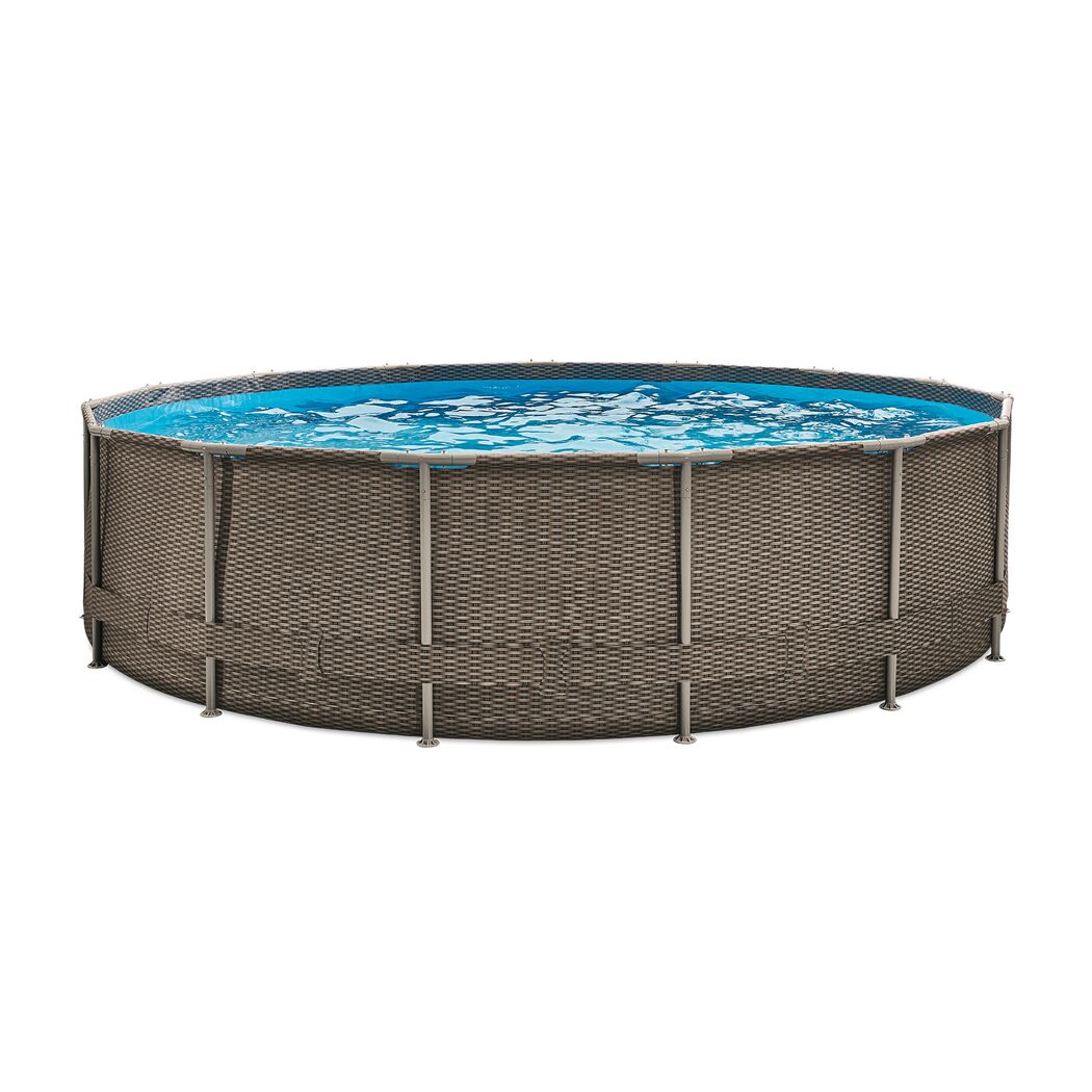 Frame-Pool-Set 'Active Frame' Ø 457 x 106 cm mit Einstiegsleiter und Filterpumpe
