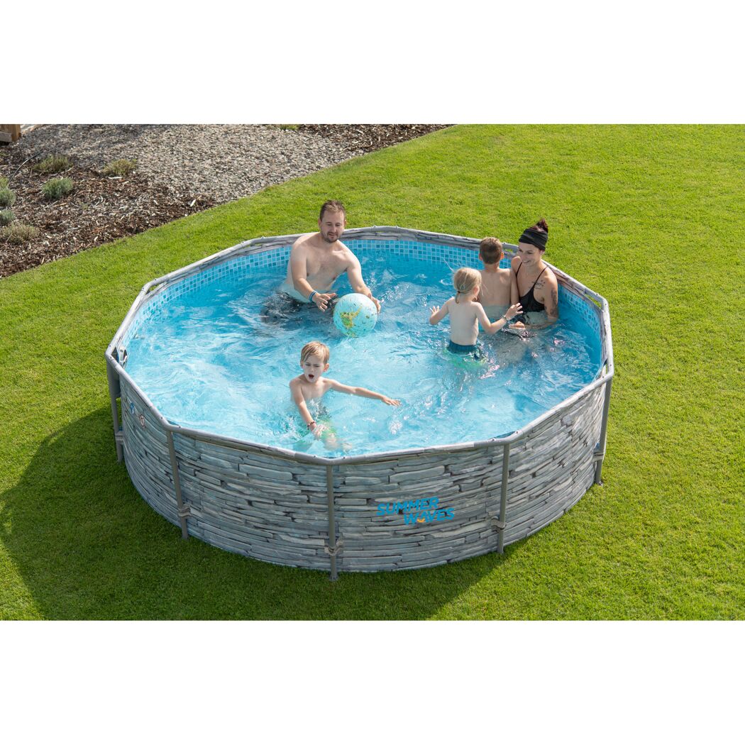 Frame-Pool-Set 'Active Frame' Ø 305 x 76 cm mit Filterpumpe