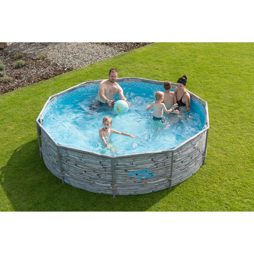 Frame-Pool-Set 'Active Frame' Ø 305 x 76 cm mit Filterpumpe