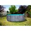 Frame-Pool-Set 'Elite' Ø 488 x 122 cm mit Einstiegsleiter und Filterpumpe