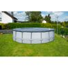 Frame-Pool-Set 'Elite Frame' Ø 549 x 132 cm mit Filterpumpe und Sicherheitsleiter