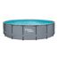 Frame-Pool-Set 'Elite Frame' Ø 549 x 132 cm mit Filterpumpe und Sicherheitsleiter