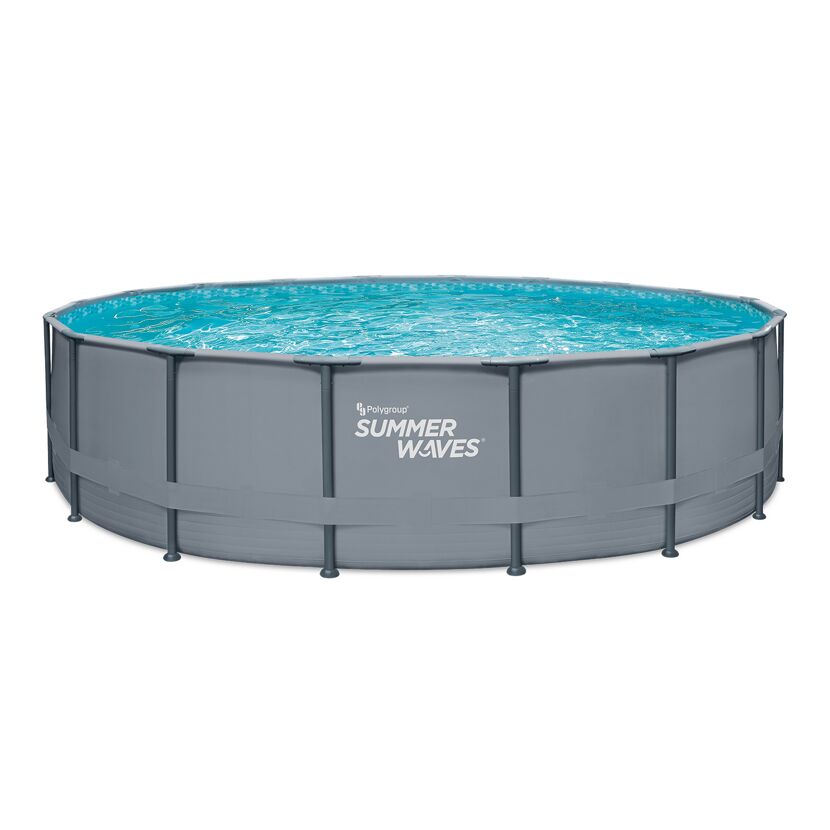 Frame-Pool-Set 'Elite Frame' Ø 549 x 132 cm mit Filterpumpe und Sicherheitsleiter